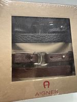2 Aigner Lederarmbänder, neu und ungetragen double tour