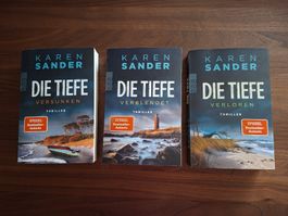 Karen Sander Die Tiefe 3er Set THRILLER Zustand sehr gut