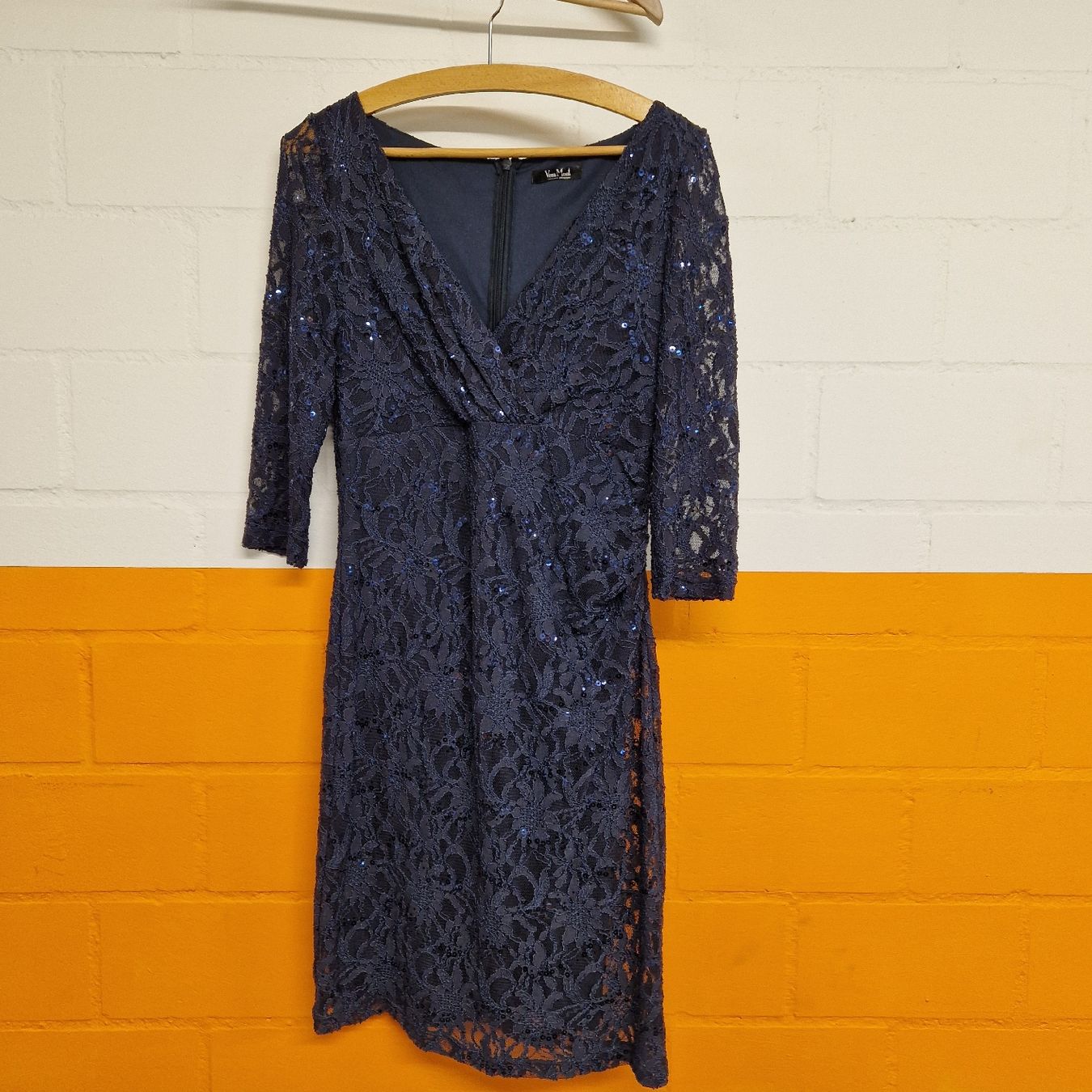 Kleider: Vera Mont Kleid, dunkelblau, Gr. 40 – Gebraucht aus Bern von latrouvaillebern 1