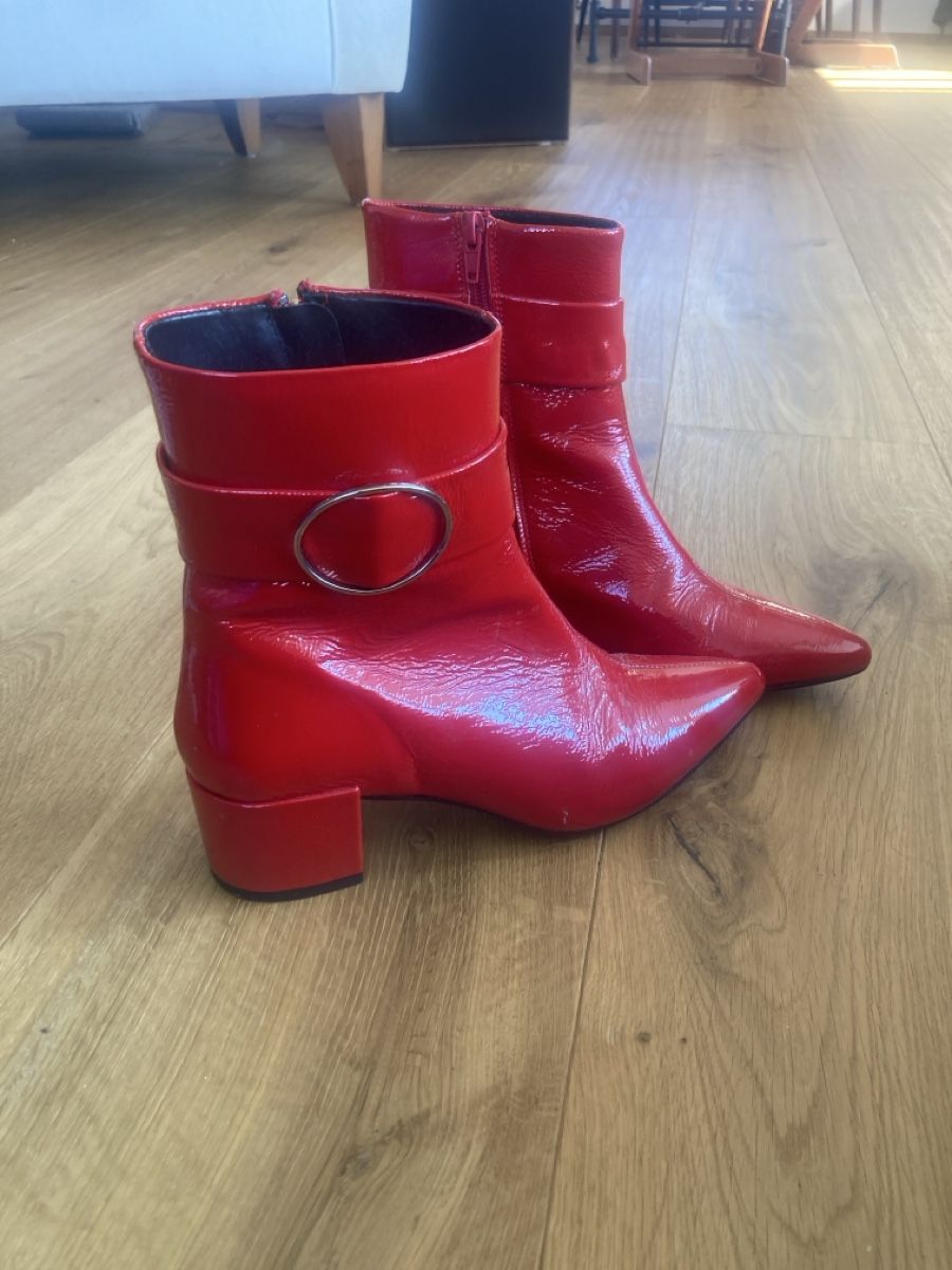 Scarpe da donna: Rote Heine Stiefeletten, Grösse 36 – Usato da Adliswil venduto da adliman 1