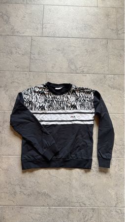 Fila Sweatshirt Gr. M schwarz/weiss gestreift
