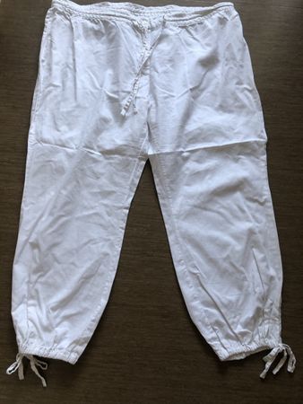 Sommerhose von Casual W.E.A.R., Gr. 54, weiss, Leinen