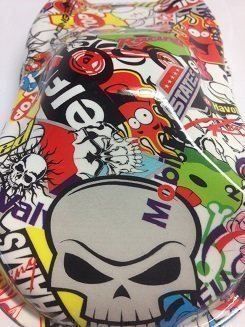 Folien: Wassertransfer-Folien "Stickerbomb 1" – Neu und originalverpackt aus Schönenwerd von Wassertransferdruck 1