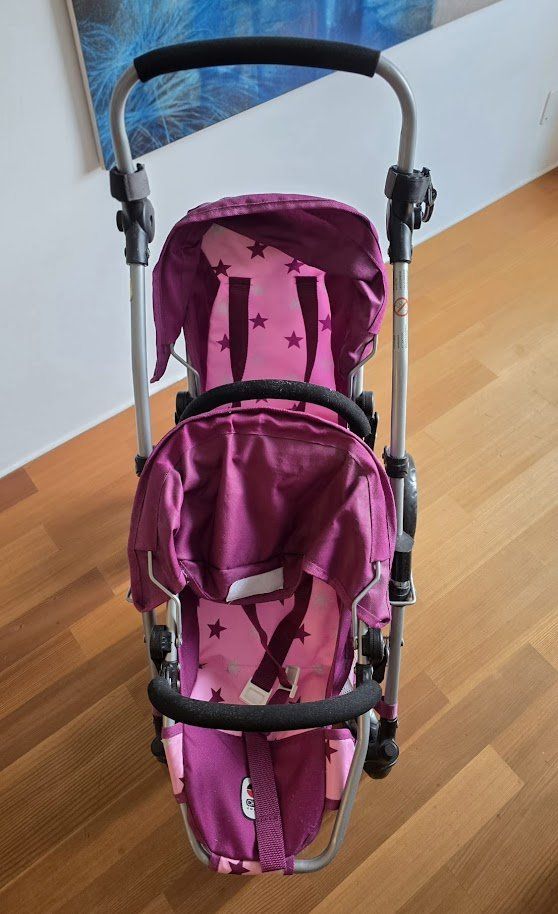 Carrozzine per bambole: Zwillings-Puppenwagen – Usato da Meggen venduto da Scollection 2