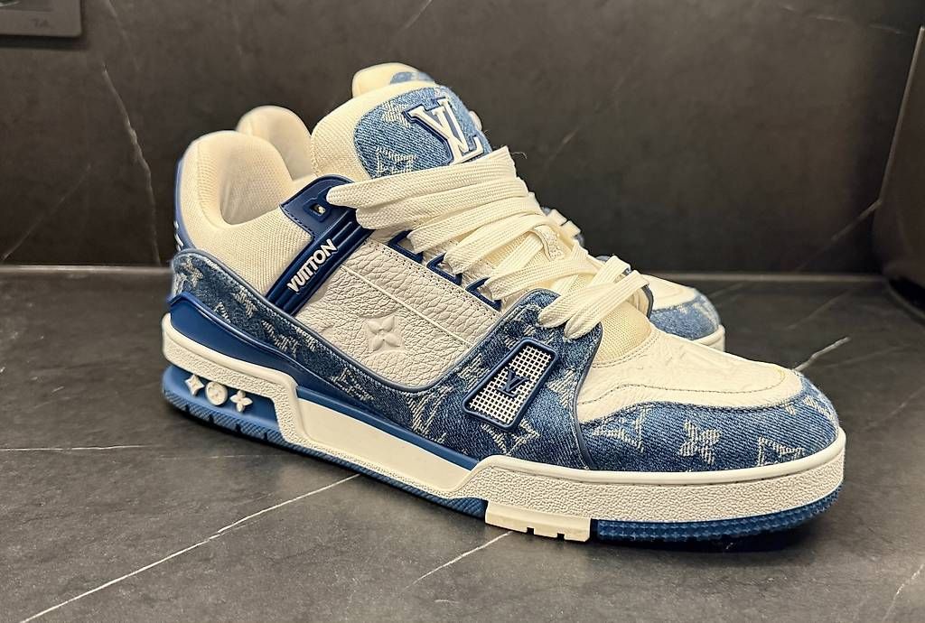 Scarpe da uomo: Louis Vuitton LV Trainer Sneaker  Blau – Usato da Buchs SG venduto da Sandro_bier 1