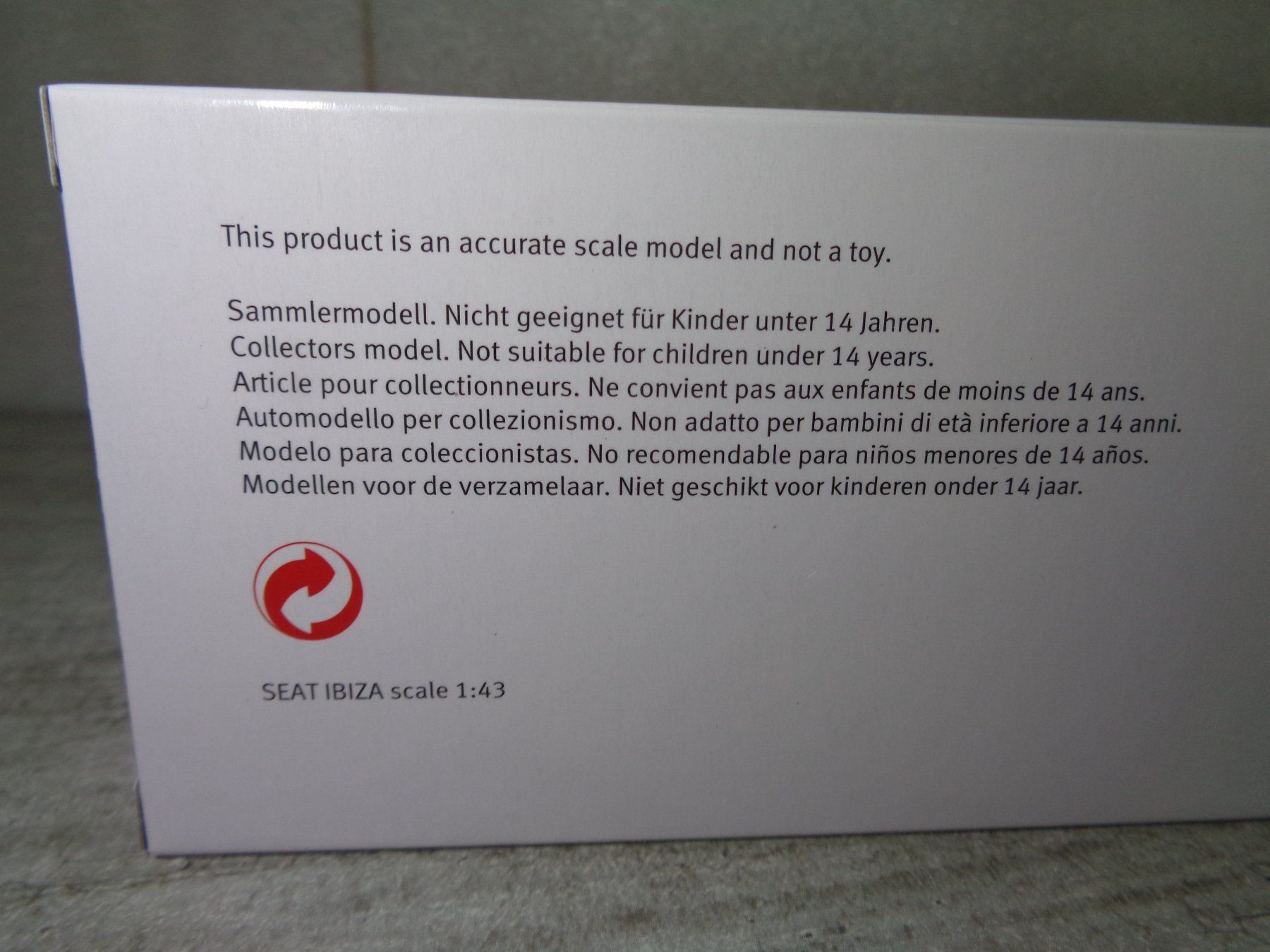 Seat Modellautos: Seat 1:43 Seat Ibiza – Neu und originalverpackt aus Reconvilier von rallycar 3