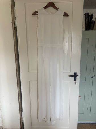 Combinaison pantalon Sézane Blanche taille 34 très bon état