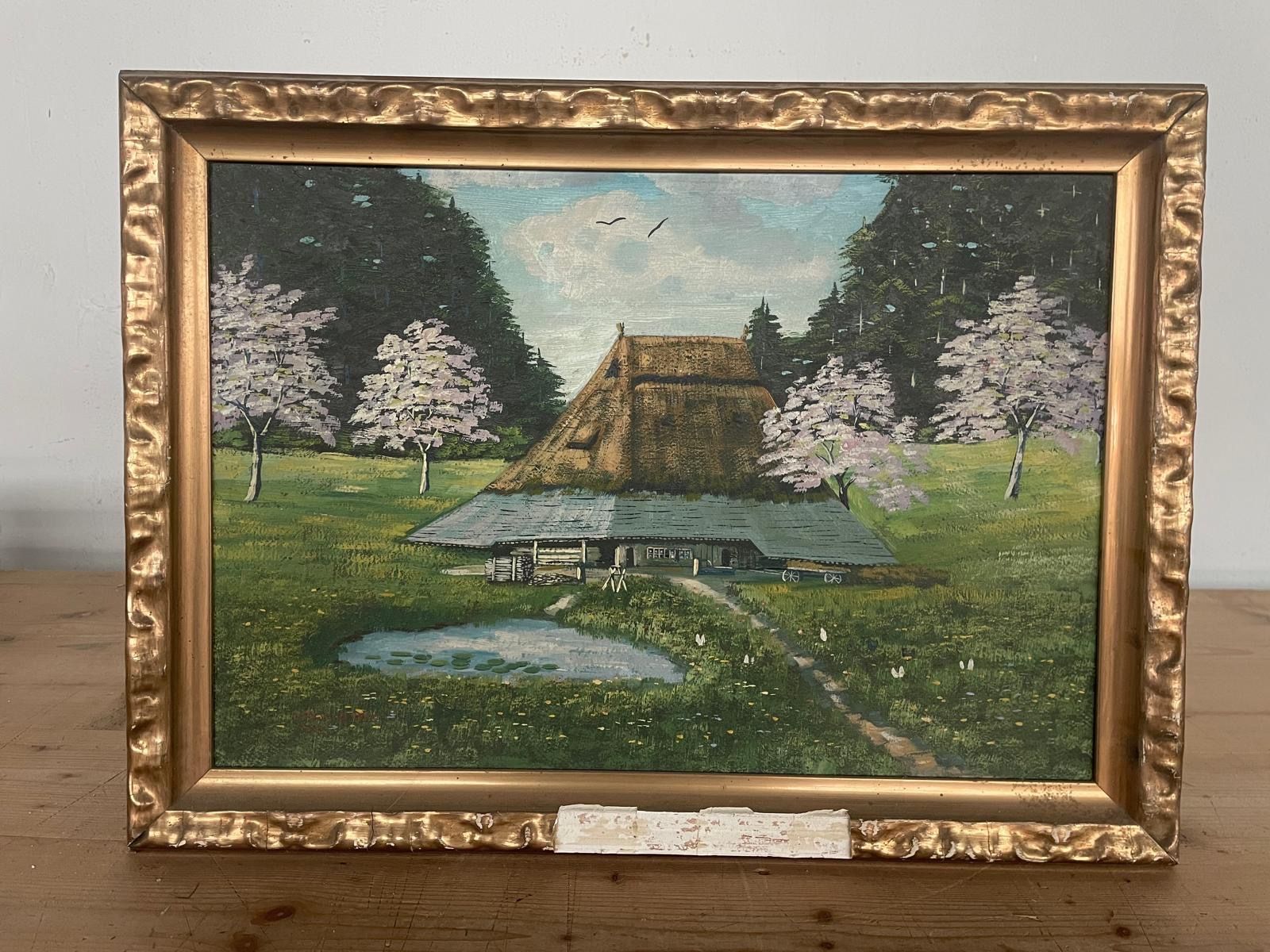 Dipinti: Ölgemälde Schauenberg 59x43cm – Usato da Hitzkirch venduto da Reliko