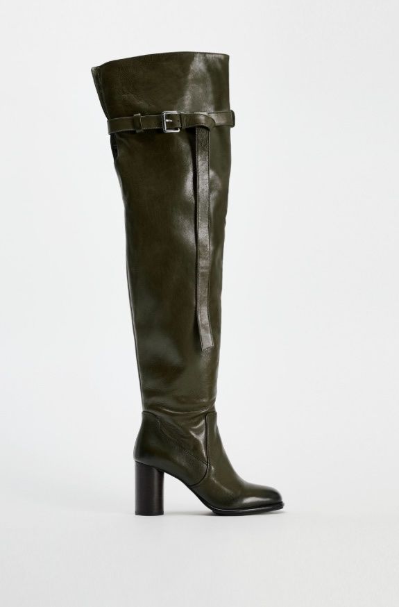 Zara Scarpe da donna: Lederstiefel mit Absatz – Nuovo e nell'imballaggio originale da Baden venduto da eli_dk6t