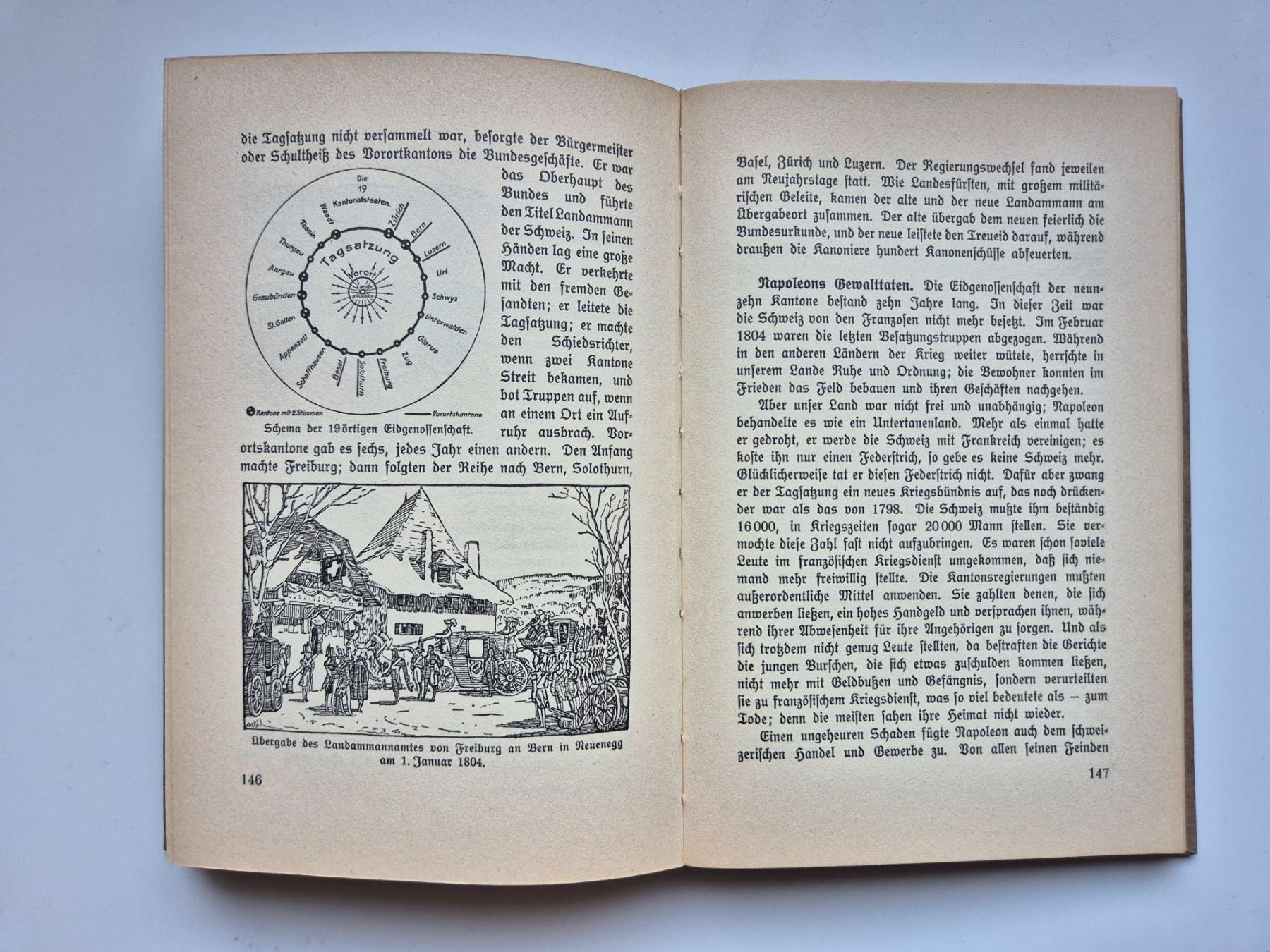 Libri: SCHWEIZERGESCHICHTE  von  Gustav Wiget    1945 – Usato da Niederweningen venduto da Obson 4