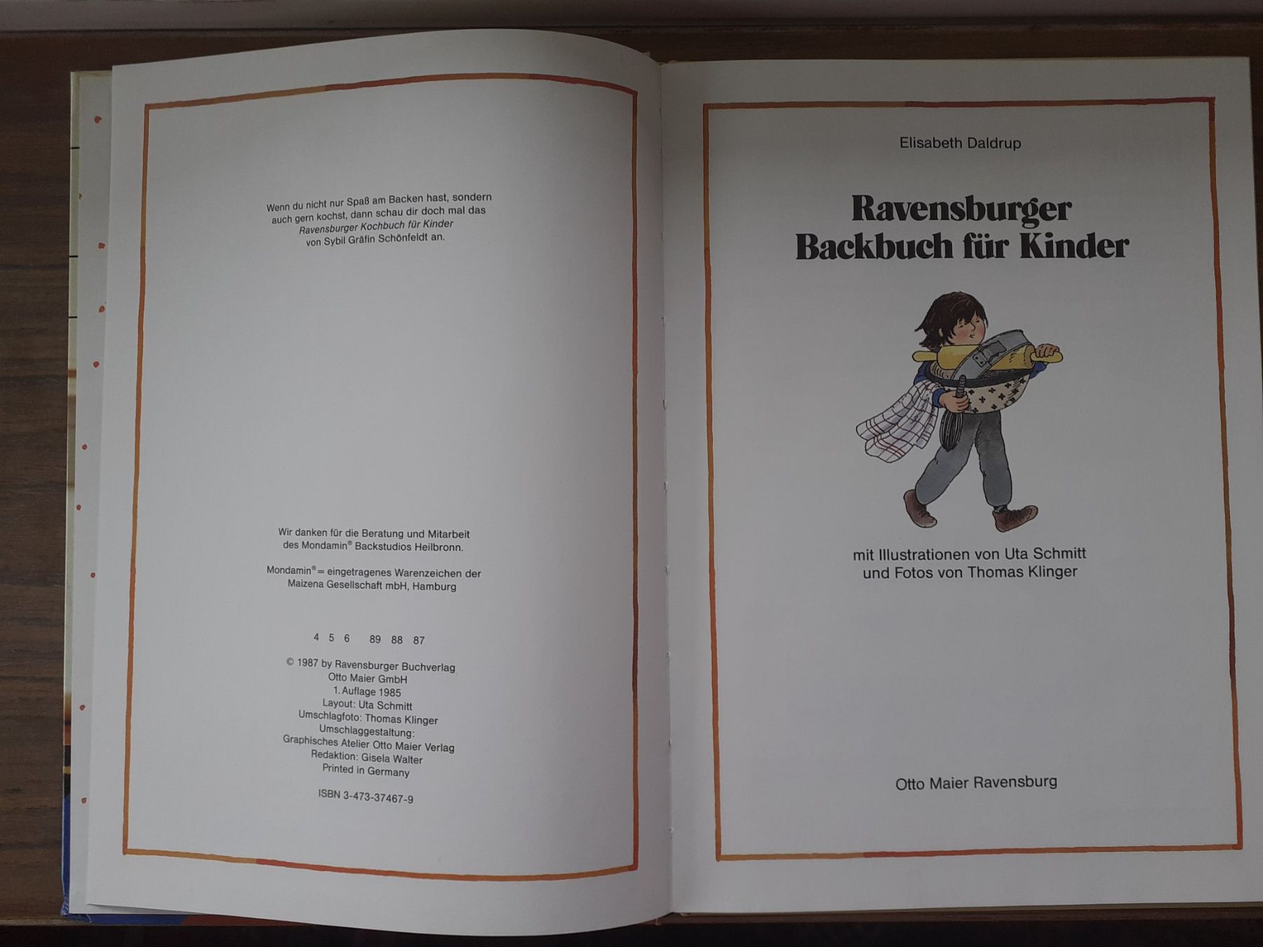 Libri: Backbuch für Kinder 1987 – Usato da Mörschwil venduto da lindaswunderkiste 2