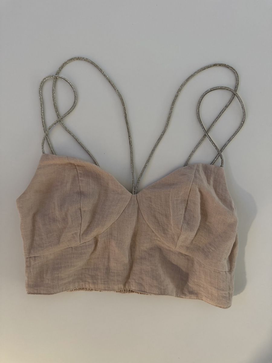 H&M Top: Crop Top beige Damen Grösse S – Nuovo (secondo la descrizione) da Gränichen venduto da Domsiiiii