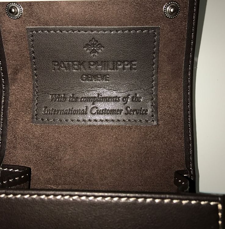 Sacoche/étui En Cuir Marron Pour IPad – Marque Patek Philippe – Neuf