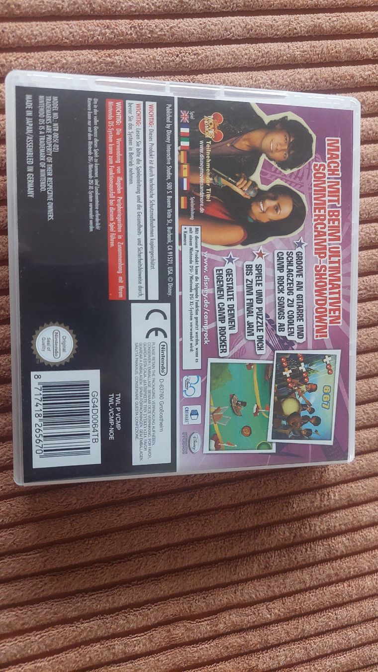 Nintendo Giochi: Nintendo DS-Spiel/Camp Rock – Usato da Basel venduto da O-MEGA 1