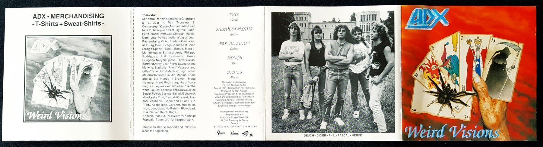 CDs: ADX ‎– Weird Visions - CD - 1990 - First Press - Noise – D'occasion à Uster par Zardodel 5
