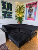 Rolf Benz 222 Designer Sofa Schwarz