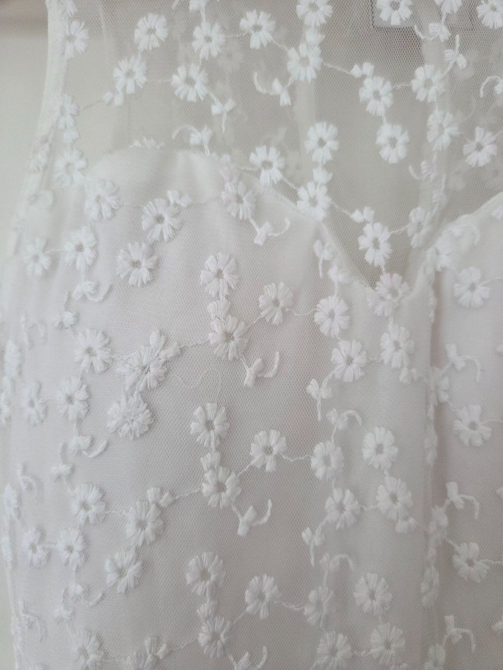 Tally Weijl Vestiti: White dress mesh flowers – Usato da Zürich venduto da giu_tp6p 1