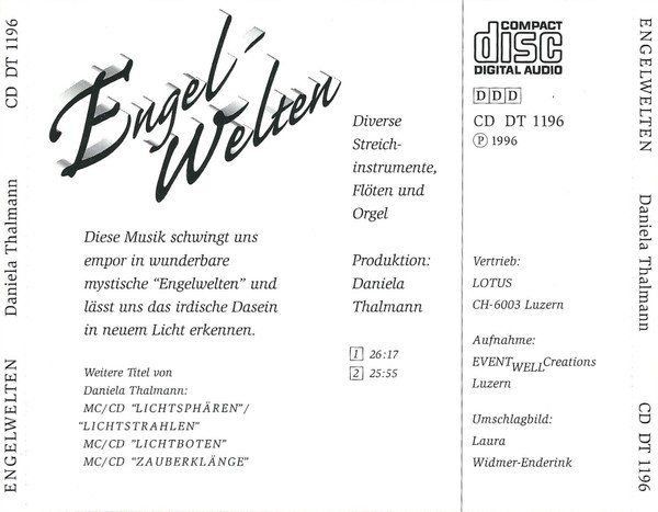 CD: Daniela Thalmann (CD) Engel-Welten – Usato da Zürich venduto da Tarafo5 1