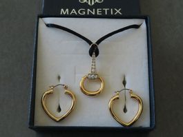 Kette mit Anhänger Trense & Creolen ***NEU***
