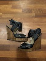 Holz-Wedges von Valentino Garavani Gr.41