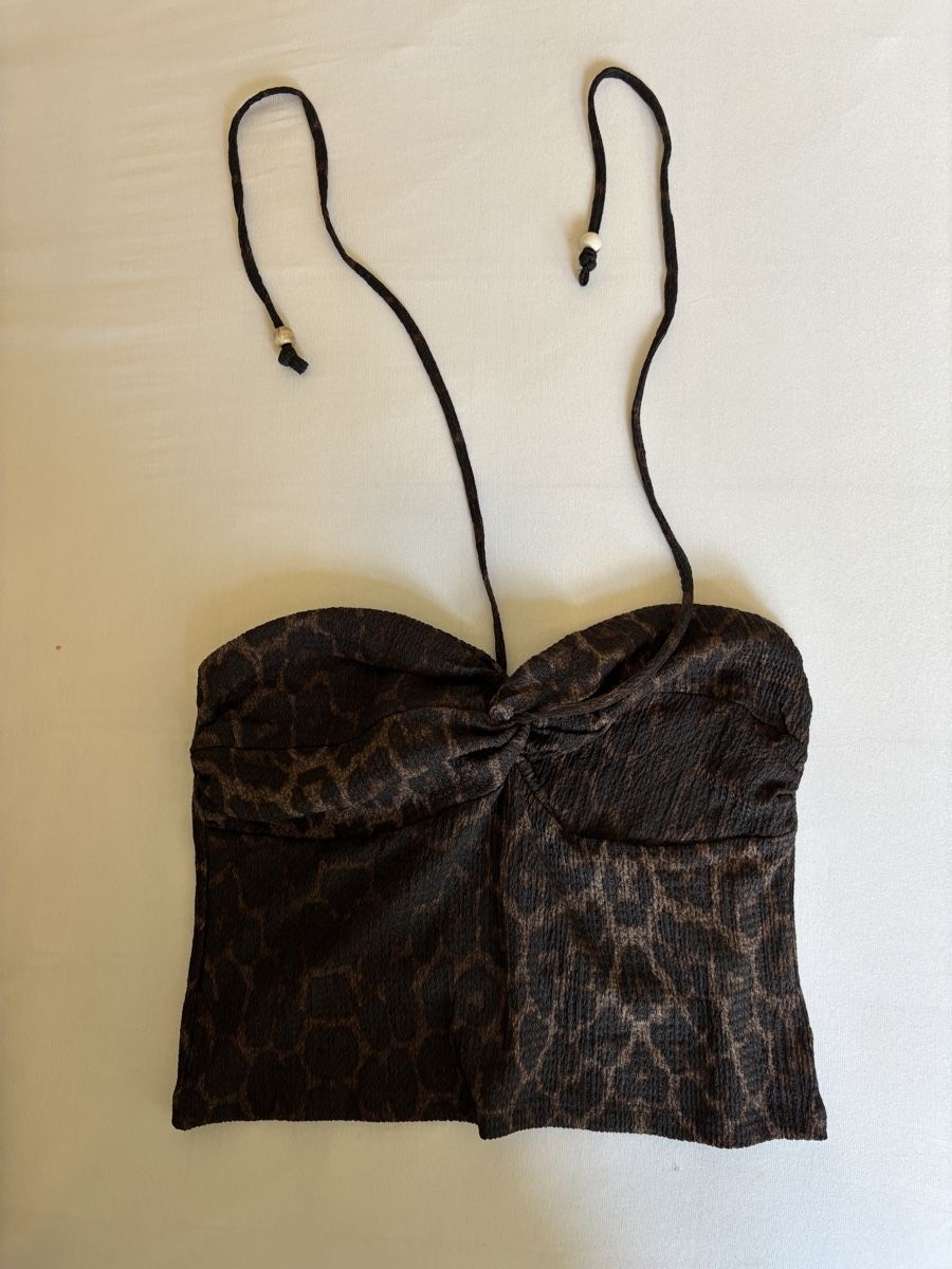 H&M Top: Top H&M imprimé léopard taille S/M – Nuovo (secondo la descrizione) da Genève venduto da Estelle_gig