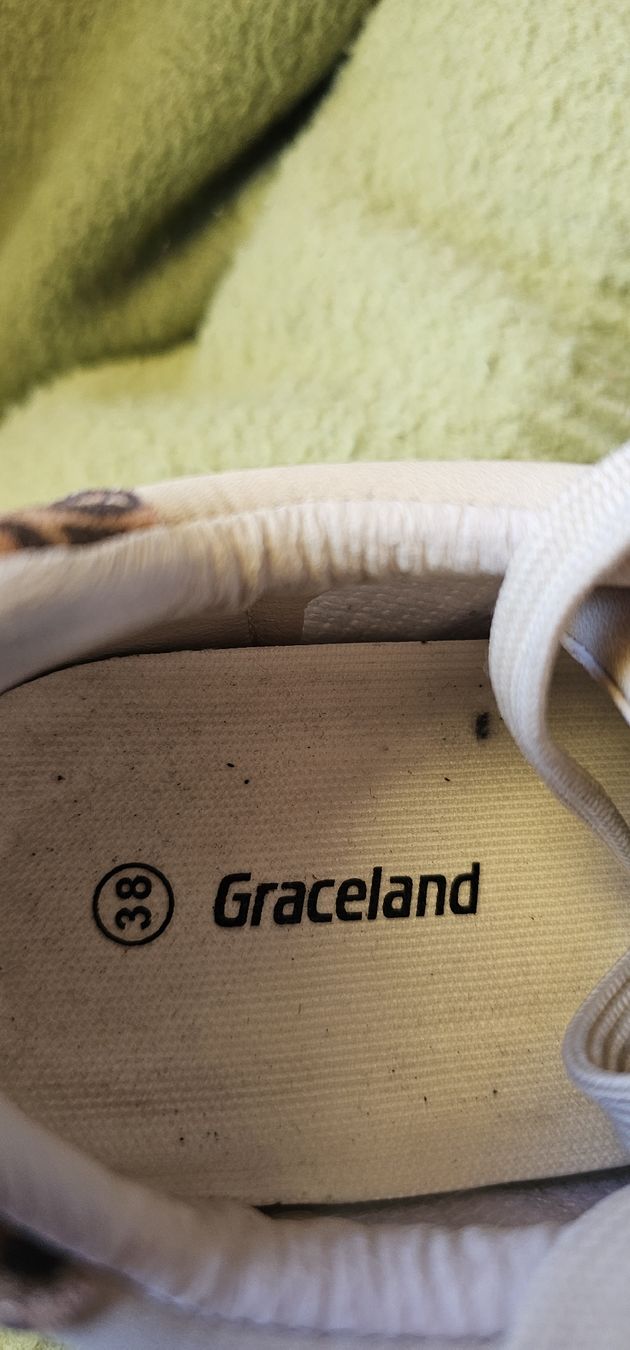 Graceland Scarpe da donna: Graceland Damen Sneaker, Beige/Leopard Gr. 38 – Usato da Ferden venduto da jemyce 3