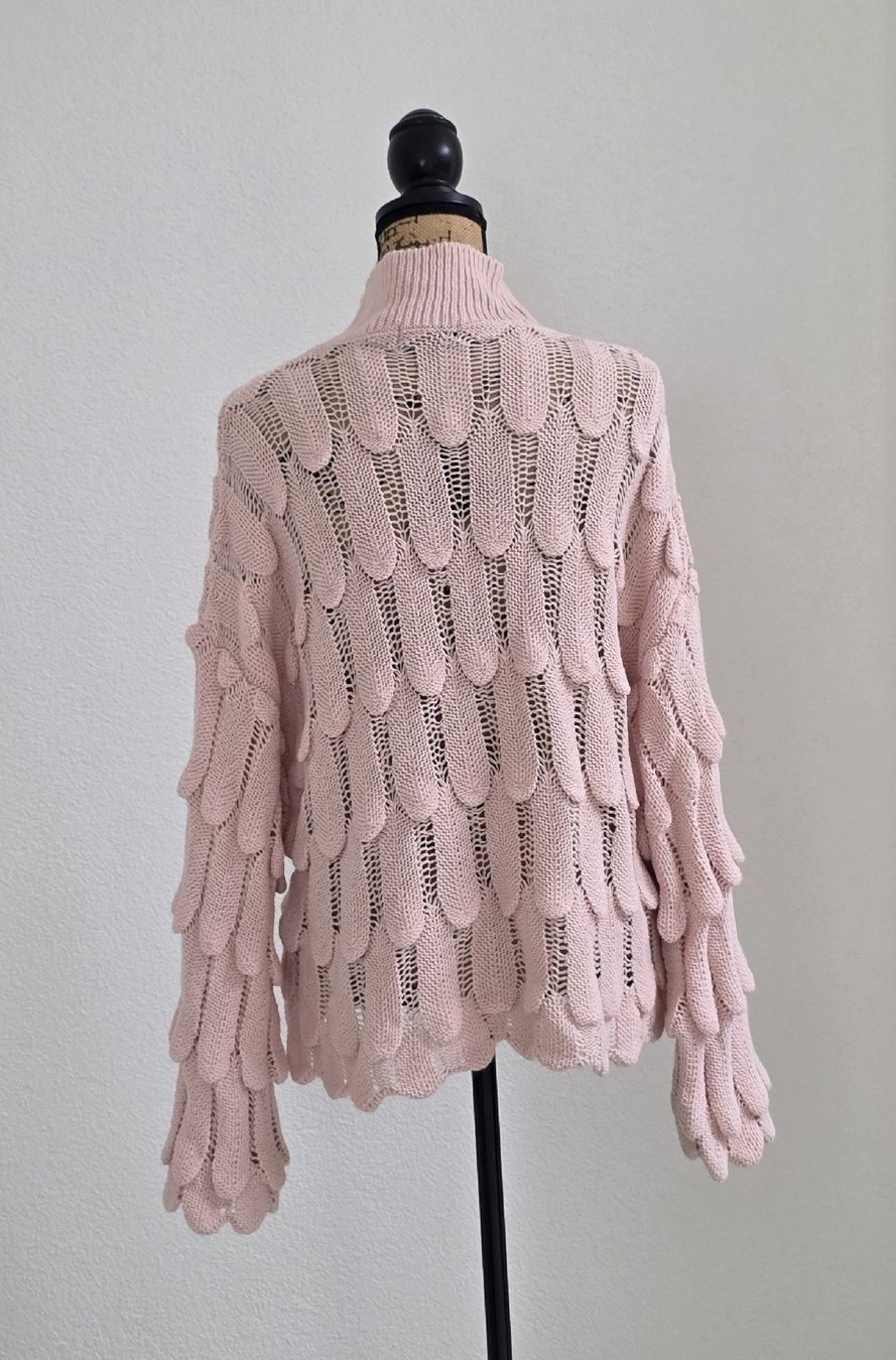Pullover & Sweatshirts: Damen Pullover Sassyclassy rosa Strickmuster  – Neu (gemäss Beschreibung) aus Rheinsulz von Gilea 3