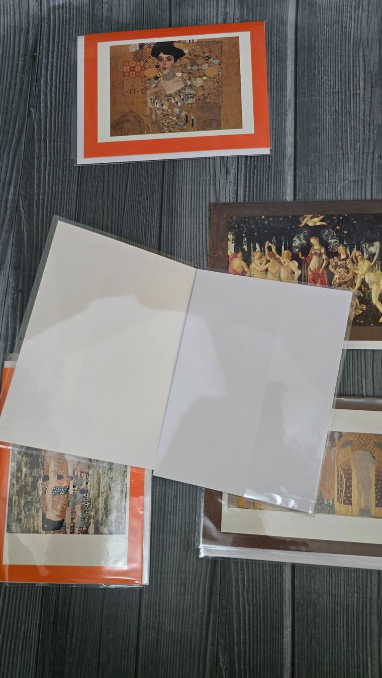Cartoline: Kunst Grusskarten - Botticelli / Klimt / Dalí – Nuovo (secondo la descrizione) da Thalwil venduto da VitaMini 4