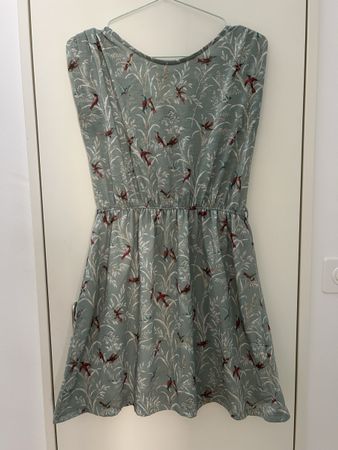 Pull & Bear Kleid Gr. S mit Vogelprint