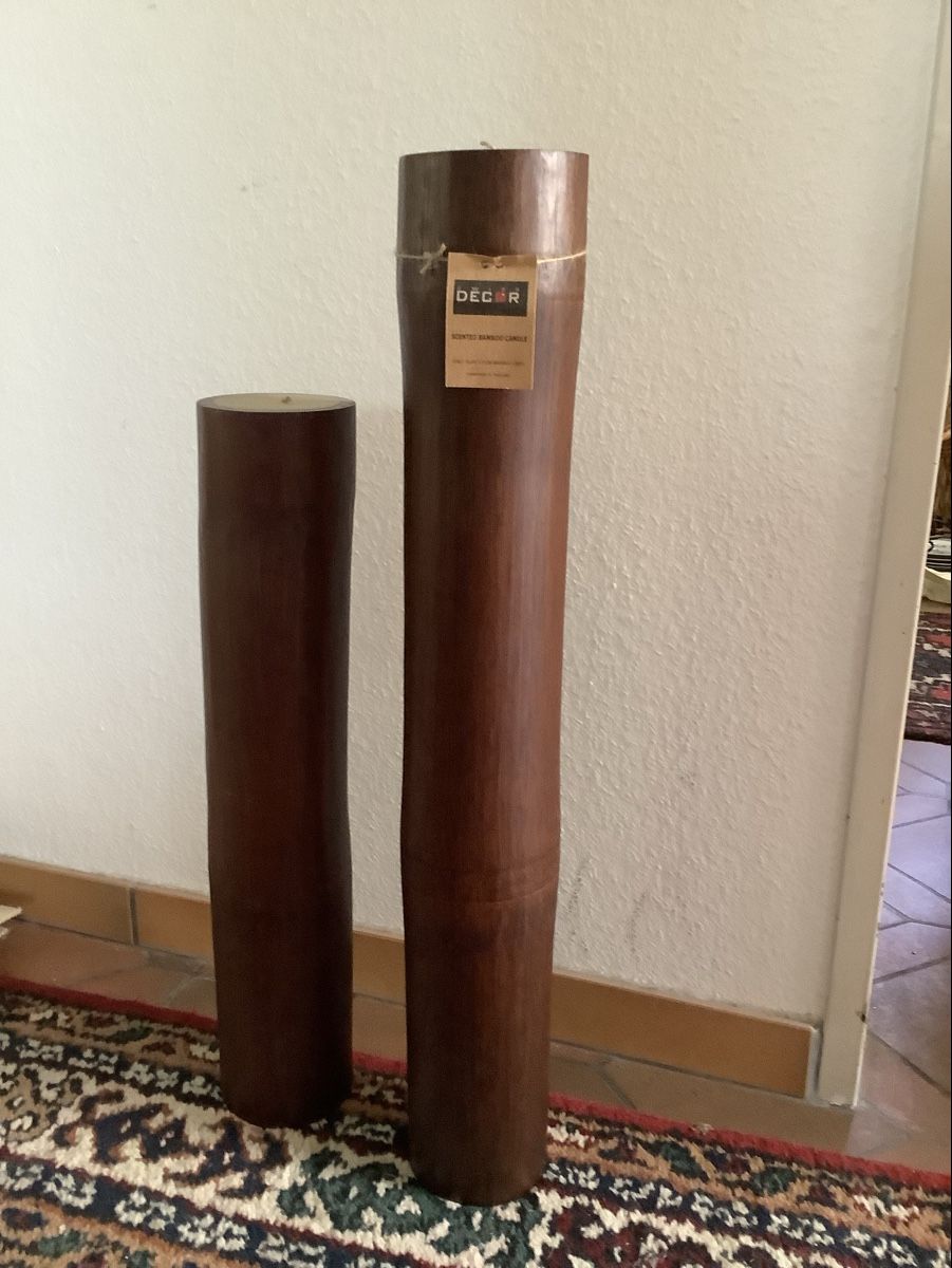 Candele: 2er Set Kerze Bambus – Nuovo (secondo la descrizione) da Allschwil venduto da Sylvia50