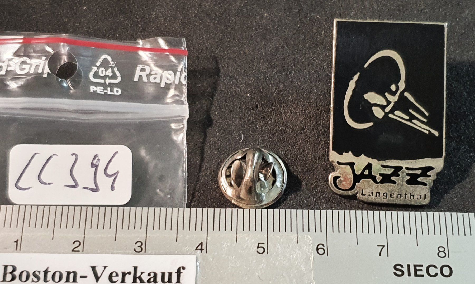 Placchette & Badge: CC394 - Pin JAZZ Langenthal – Usato da Reinach BL venduto da Boston-Verkauf 1