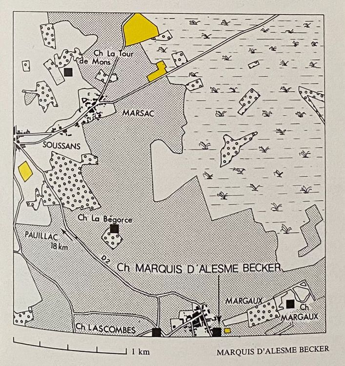 Château Marquis D'Alesme Becker 1976, Margaux 5