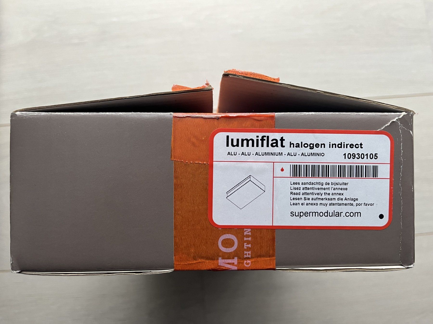 Lampade: Supermodular Lumiflat Lampe Aluminium – Nuovo e nell'imballaggio originale da Niederlenz venduto da lemmy2