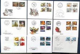 2011- 14 - Schweiz Schöne FDC Lot .Kompl.Sätze