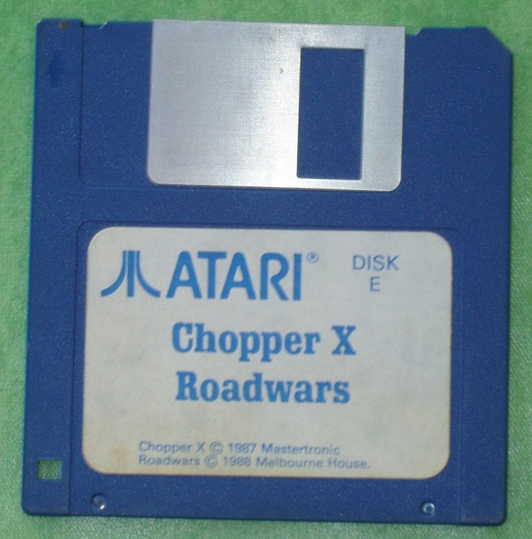 Atari Spiele: Disquette ATARI ATARI Disk Chopper X Roadwars – Gebraucht aus Boussens von catfood01