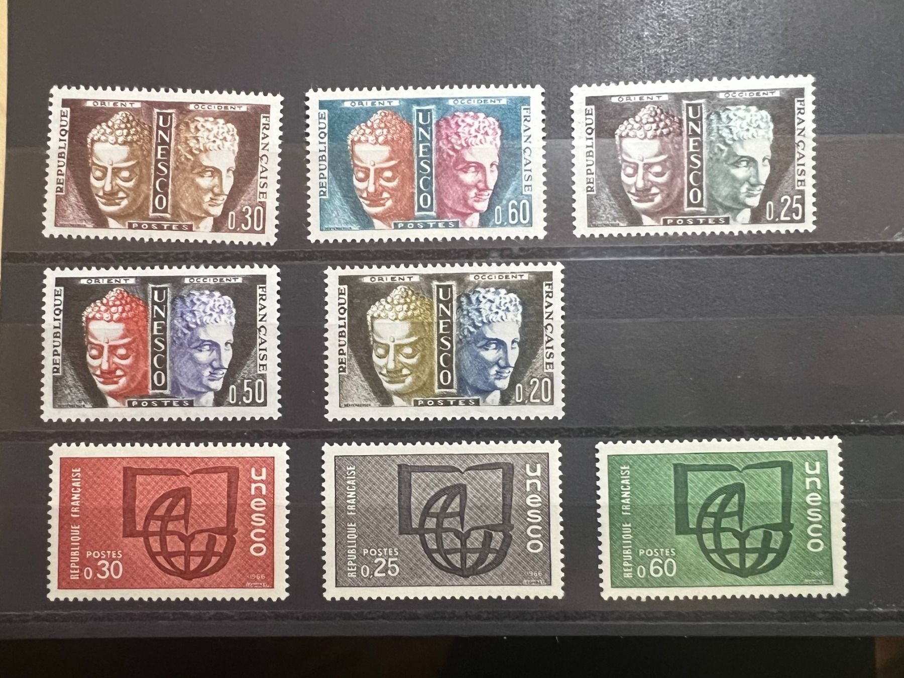 Tutti i francobolli: () UNESCO 1960-1966 Neufs 2 séries** – Nuovo e nell'imballaggio originale da Lausanne venduto da ffhoud