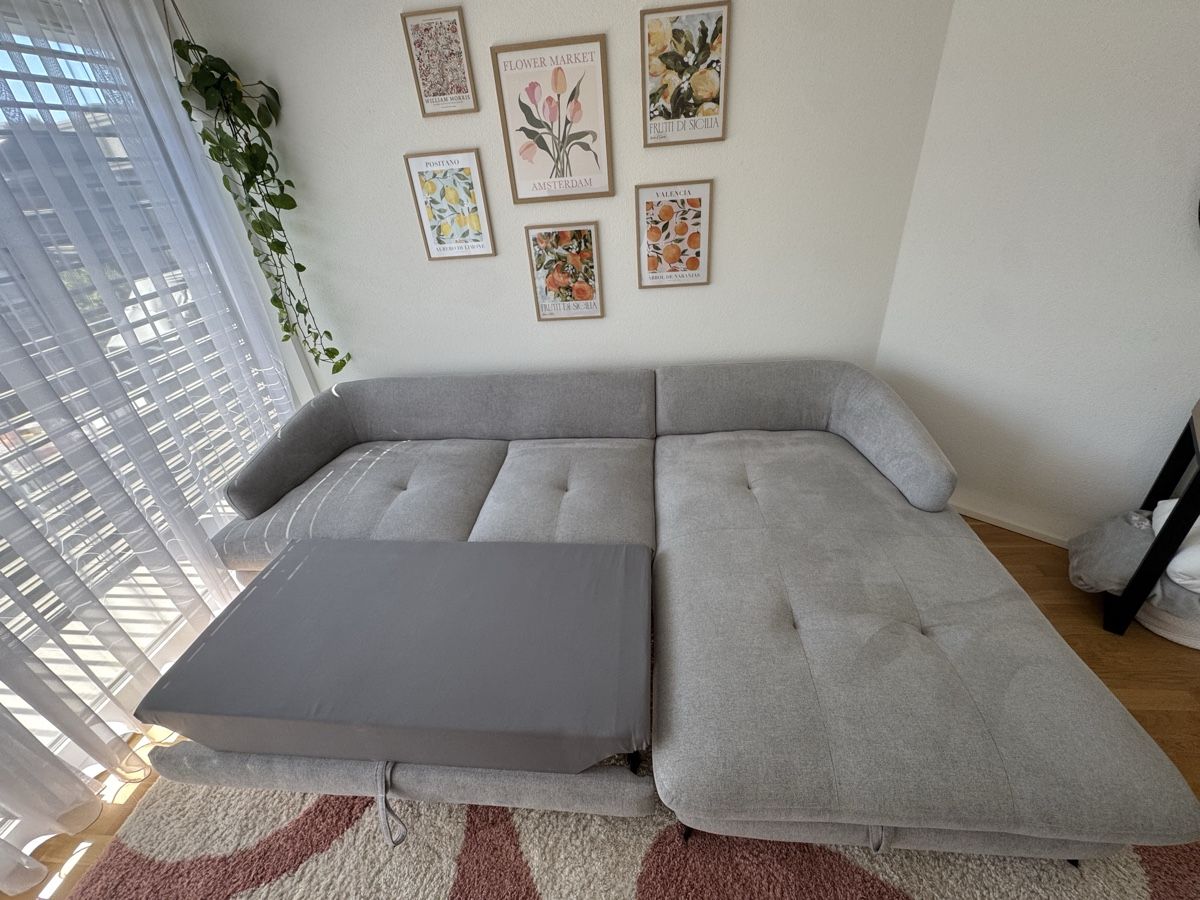 Sofas: Ecksofa grau - ausziehbar – Gebraucht aus Lenzburg von acmilan_17 4