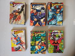 Grosse Superman Comic Sammlung auf Deutsch (>130 Comics)