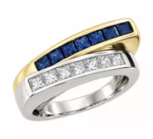 750 Gold Ring mit 080 Ct Brillanten 9.60 Gramm