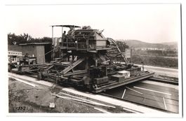 Fotografie Autobahn-Baustelle, Linnhoff 