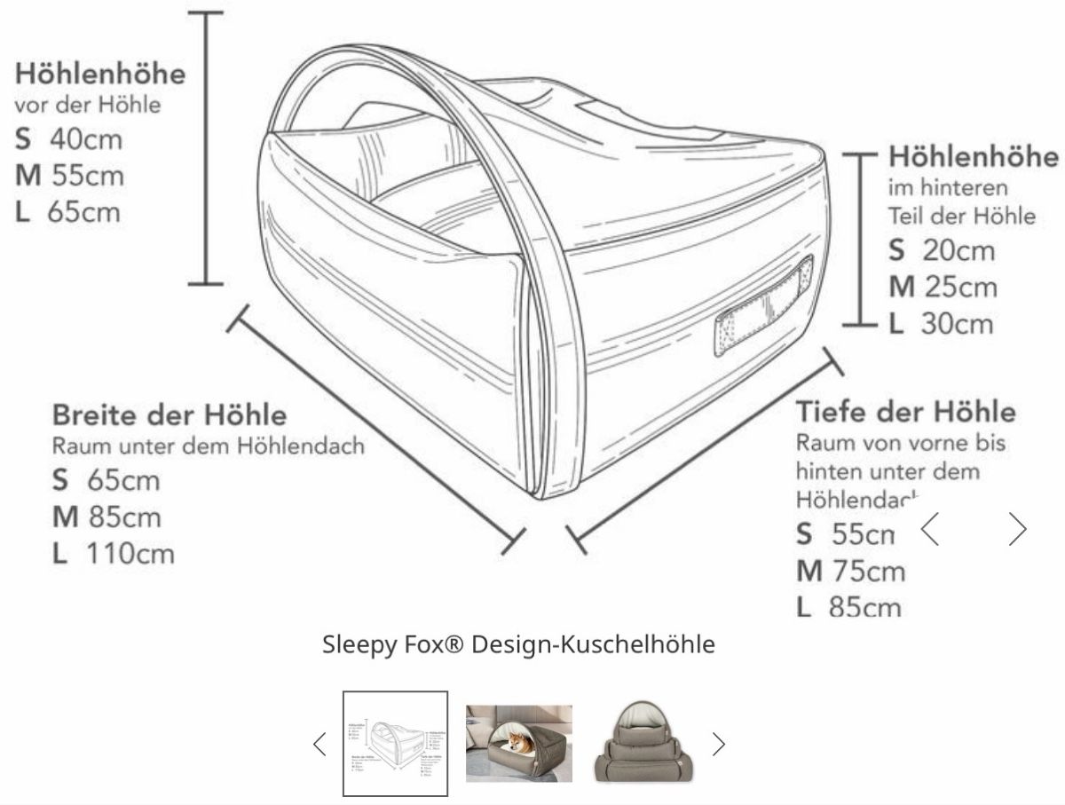 Cucce & Letti: Hundebett Sleepy Fox Grösse M – Nuovo (secondo la descrizione) da Stäfa venduto da alyssa.bgl 2