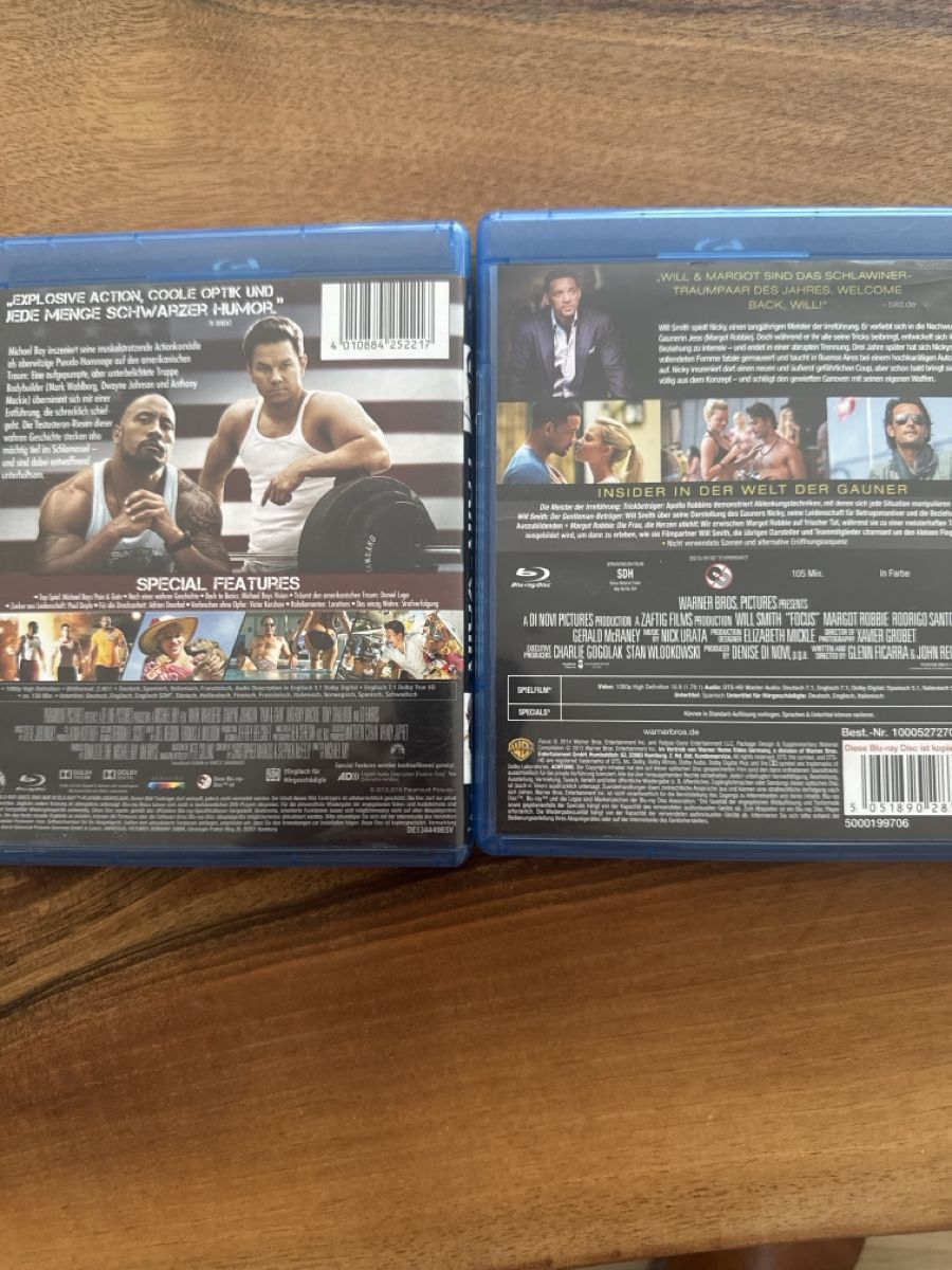Tutti i DVDs: Blu-ray Pain & Gain Focus Will Smith M. Wahlberg – Usato da Solothurn venduto da Alex702 1