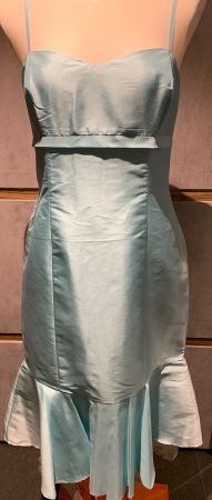Apart Cocktail Abend Party Kleid Hochzeit Seide Gr.40
