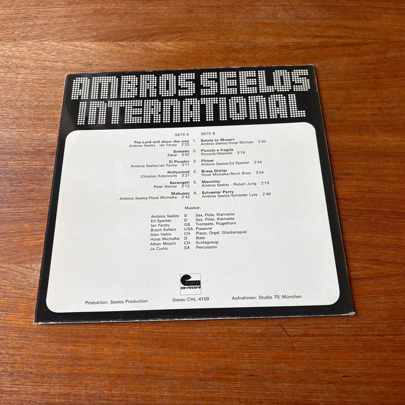 Dischi in vinile: Ambros Seelos – International – Usato da Zürich venduto da gaal7 1