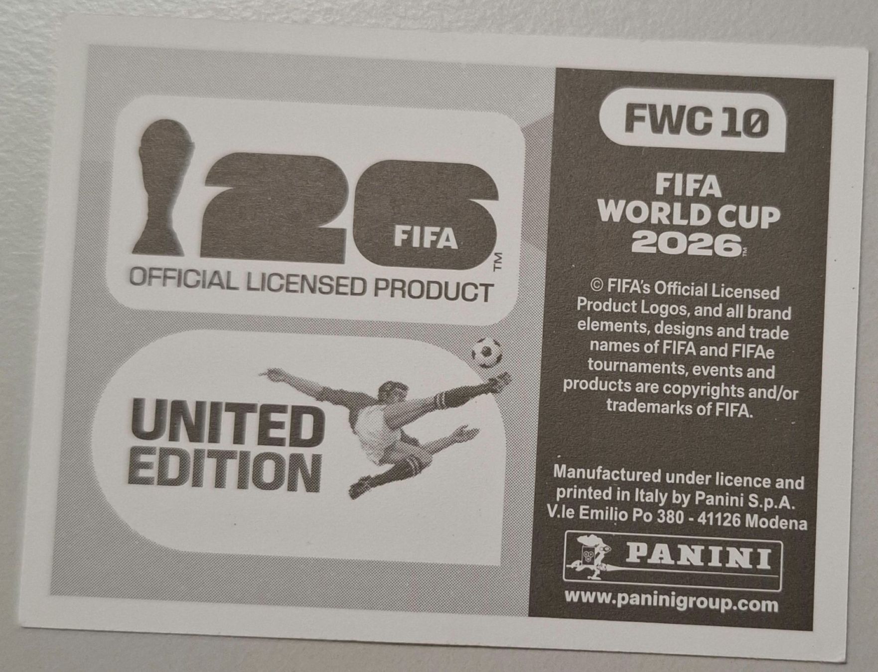 Panini Carte collezionabili: WM 2026 Paninibild Nr. FWC 10 – Nuovo e nell'imballaggio originale da Rotkreuz venduto da keerthdi 1