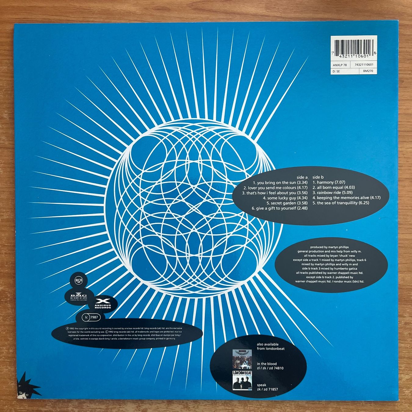 Schallplatten: Londonbeat - Harmony / 1. EU-Press. 1992 - TOP – Gebraucht aus Gais von soundcave57 1