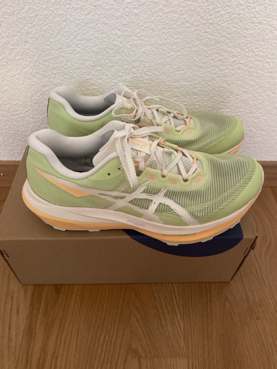 Asics Scarpe da uomo: Asics Fujispeed 4 Lime Green/Cream  – Nuovo e nell'imballaggio originale da Bern venduto da jan_pg2y 1