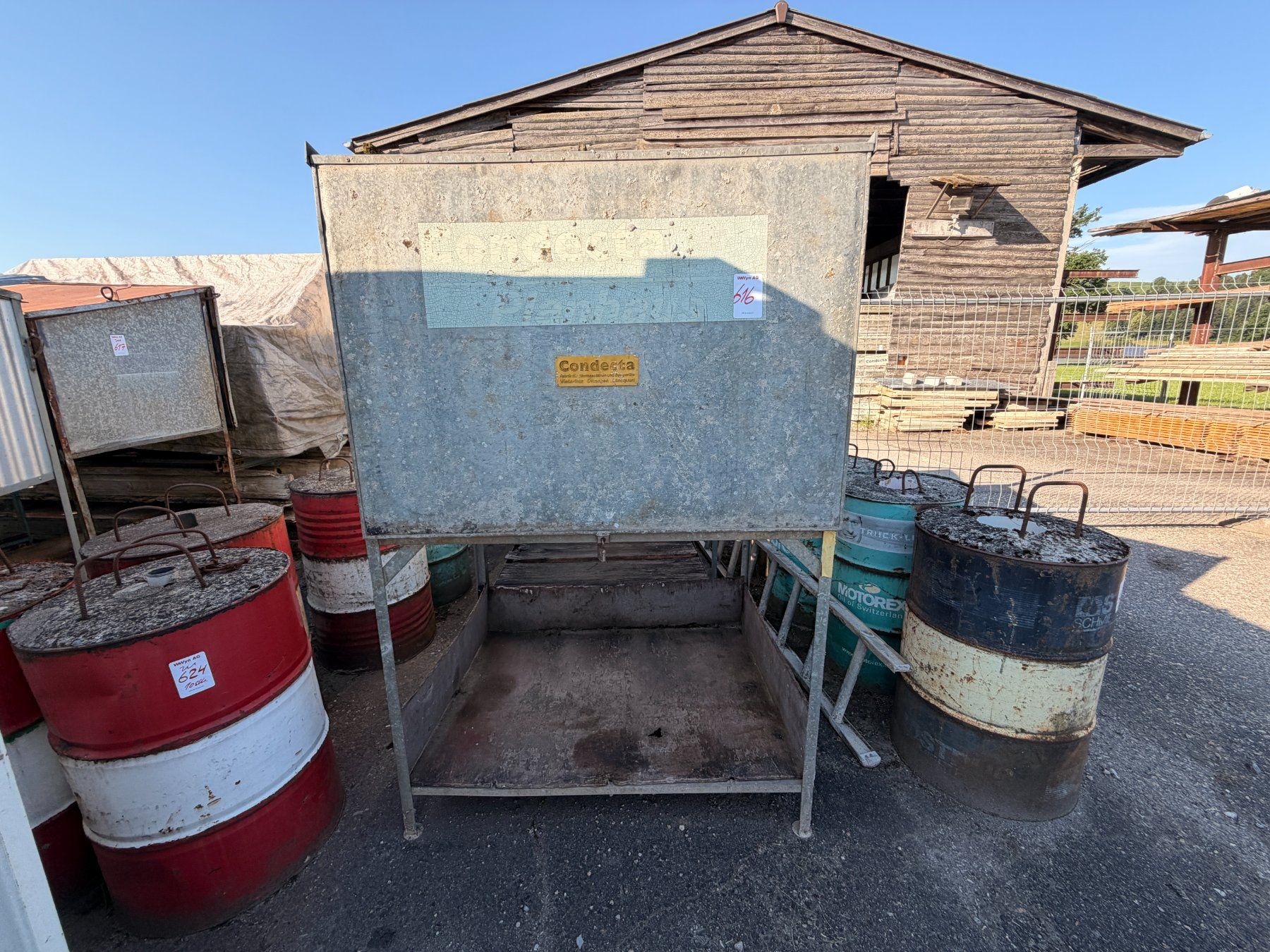 Baucontainer: Condecta Planhäuschen (Lot 616) 6017 Ruswil – Gebraucht aus Bäriswil von WWYN-AUKTIONEN 2