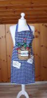 Schürze blau-weiss Gr. XL NEU