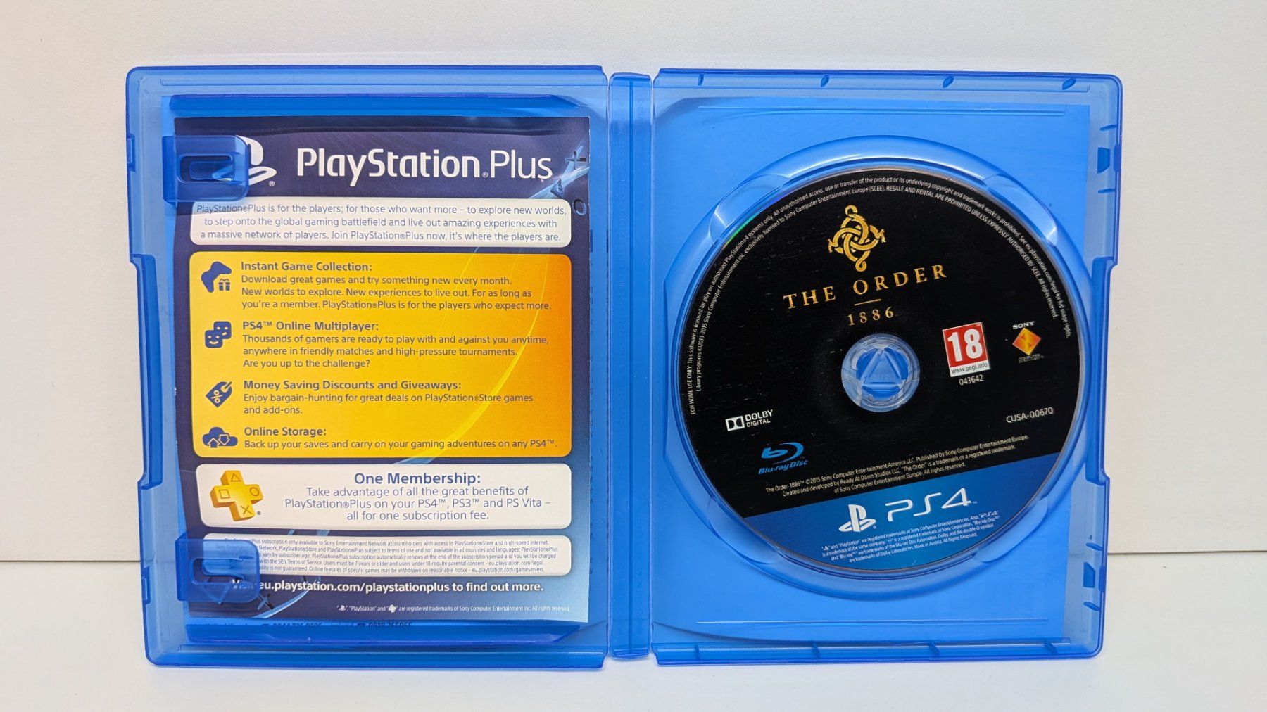 Giochi: The Order: 1886 - PlayStation 4 – Usato da Menziken venduto da mame18 1